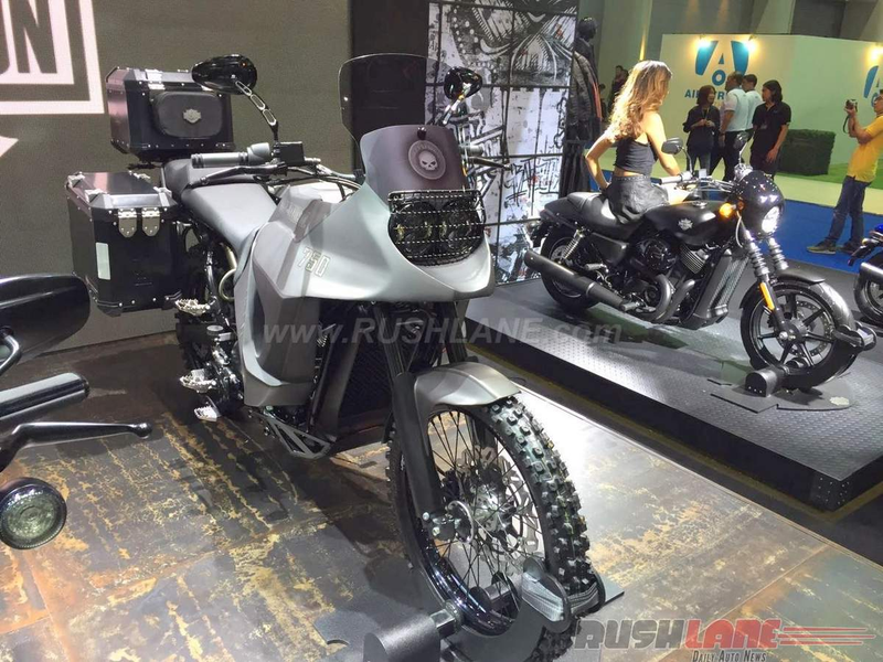 Illustration for article titled The Harley-Davidson 750 Stealth Concept Is An Honest-To-God Harley Adventure Bike